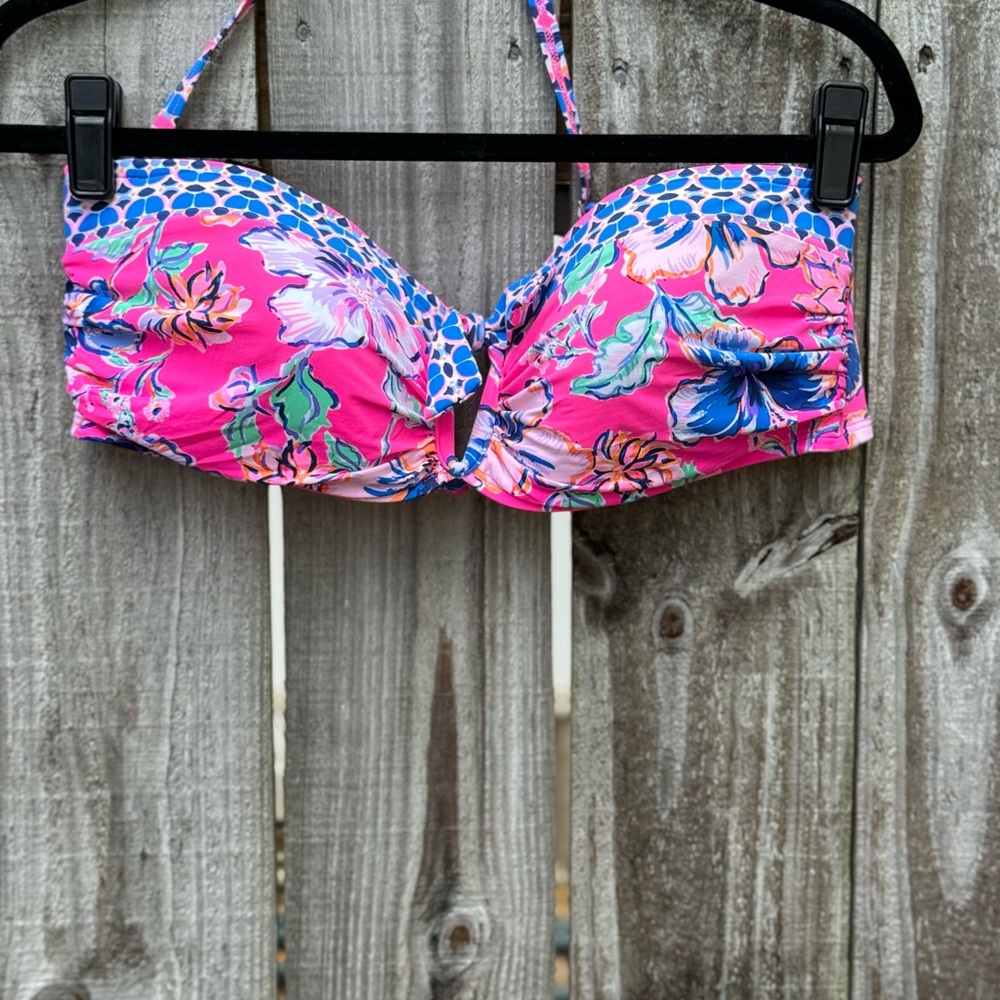 Lilly Pulitzer bandeau bikini top